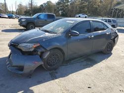 Salvage cars for sale at Savannah, GA auction: 2019 Toyota Corolla L