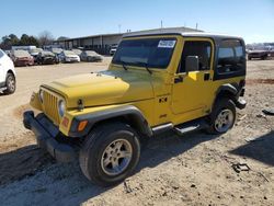 Salvage cars for sale at Tanner, AL auction: 2002 Jeep Wrangler / TJ X