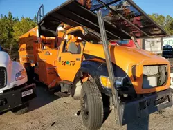 Salvage trucks for sale at Gaston, SC auction: 2011 Ford F750 Super Duty