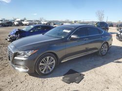 Salvage cars for sale at Kansas City, KS auction: 2018 Genesis G80 Base