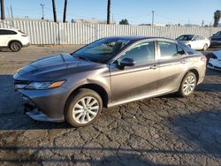 Salvage cars for sale at Van Nuys, CA auction: 2020 Toyota Camry LE