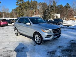 Mercedes-Benz m-Class salvage cars for sale: 2013 Mercedes-Benz ML 350