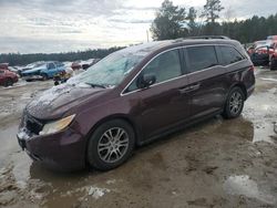 Salvage cars for sale at Harleyville, SC auction: 2011 Honda Odyssey EX