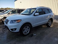 Salvage cars for sale at Franklin, WI auction: 2012 Hyundai Santa FE SE