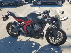 Honda cbr Cycle salvage cars for sale: 2016 Honda CBR650 F