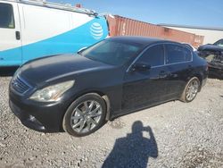 Salvage cars for sale at Hueytown, AL auction: 2010 Infiniti G37 Base