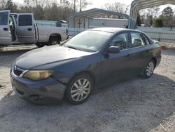 Salvage cars for sale at Augusta, GA auction: 2008 Subaru Impreza 2.5I