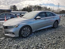 Salvage cars for sale from Copart Mebane, NC: 2018 Honda Accord Touring Hybrid