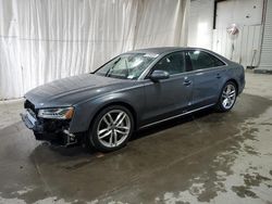 Salvage cars for sale at Albany, NY auction: 2015 Audi A8 Quattro