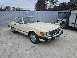 Salvage cars for sale at Austell, GA auction: 1987 Mercedes-Benz 560 SL