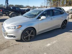 Salvage cars for sale at Dunn, NC auction: 2015 Ford Fusion SE