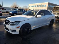 Salvage cars for sale from Copart Littleton, CO: 2014 Mercedes-Benz C 300 4matic