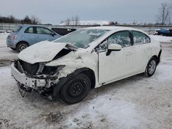 Salvage cars for sale at auction: 2015 Honda Civic LX