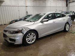 Chevrolet Malibu salvage cars for sale: 2016 Chevrolet Malibu LT