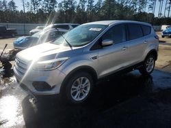 Salvage cars for sale at Harleyville, SC auction: 2017 Ford Escape SE