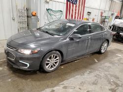 Chevrolet salvage cars for sale: 2017 Chevrolet Malibu LT