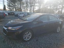 Chevrolet salvage cars for sale: 2019 Chevrolet Cruze LT