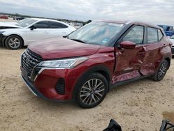 Salvage cars for sale at San Antonio, TX auction: 2021 Nissan Kicks SV