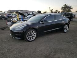 Carros salvage a la venta en subasta: 2020 Tesla Model 3