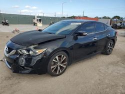 Salvage cars for sale at Homestead, FL auction: 2017 Nissan Maxima 3.5S