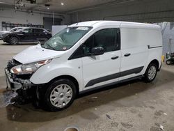 Salvage cars for sale at Candia, NH auction: 2017 Ford Transit Connect XLT