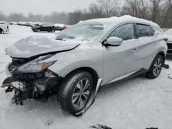 Salvage cars for sale from Copart Ellwood City, PA: 2021 Nissan Murano S