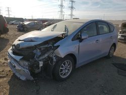 Salvage cars for sale at Elgin, IL auction: 2015 Toyota Prius V