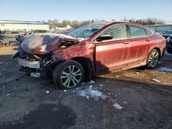 Salvage cars for sale at Pennsburg, PA auction: 2015 Chrysler 200 Limited