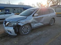 Salvage cars for sale at Wichita, KS auction: 2015 Nissan Pathfinder S