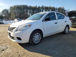 Salvage cars for sale from Copart North Billerica, MA: 2014 Nissan Versa S