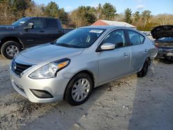 Salvage cars for sale at Mendon, MA auction: 2018 Nissan Versa S