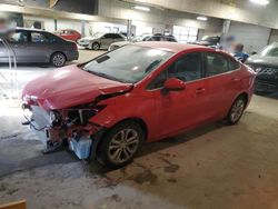 Chevrolet salvage cars for sale: 2019 Chevrolet Cruze LT