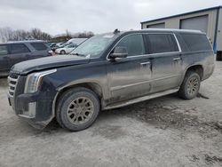 Salvage cars for sale from Copart Duryea, PA: 2018 Cadillac Escalade ESV Premium Luxury