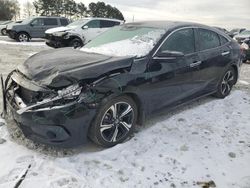 Salvage cars for sale at Loganville, GA auction: 2017 Honda Civic Touring