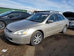 Salvage cars for sale from Copart Brighton, CO: 2003 Honda Accord EX