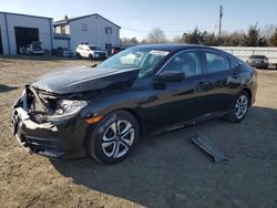 Salvage cars for sale at Windsor, NJ auction: 2018 Honda Civic LX