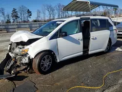 Salvage cars for sale at Spartanburg, SC auction: 2012 Honda Odyssey EXL