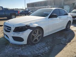 Salvage cars for sale at Fredericksburg, VA auction: 2016 Mercedes-Benz C 300 4matic