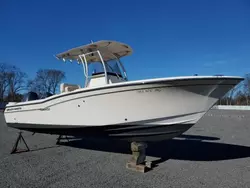 Salvage boats for sale at Assonet, MA auction: 2015 Grady White 257 Fisher