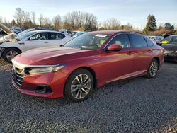 Honda salvage cars for sale: 2022 Honda Accord Hybrid EXL