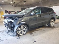 Salvage cars for sale at Candia, NH auction: 2019 Ford Escape Titanium