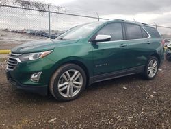 Salvage cars for sale at Houston, TX auction: 2018 Chevrolet Equinox Premier