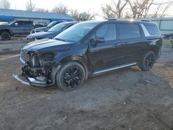 Salvage cars for sale at Wichita, KS auction: 2024 KIA Carnival SX