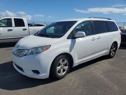 Salvage cars for sale from Copart Kapolei, HI: 2017 Toyota Sienna LE