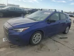 Salvage cars for sale at Grand Prairie, TX auction: 2024 Subaru Impreza