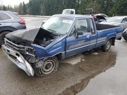 Salvage cars for sale at Arlington, WA auction: 1987 Toyota Pickup Xtracab RN70 DLX