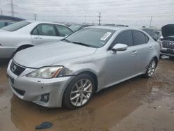 Salvage cars for sale at Elgin, IL auction: 2011 Lexus IS 350