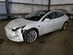 Tesla Vehiculos salvage en venta: 2020 Tesla Model 3