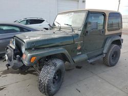 Jeep Wrangler salvage cars for sale: 1998 Jeep Wrangler / TJ Sahara