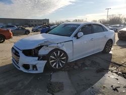 Salvage cars for sale at Wilmer, TX auction: 2021 Audi A4 Premium 40